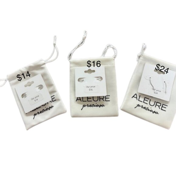 Aleure precioso Chic Trio of Earrings – 3 Pairs New with Tags - Picture 2 of 8